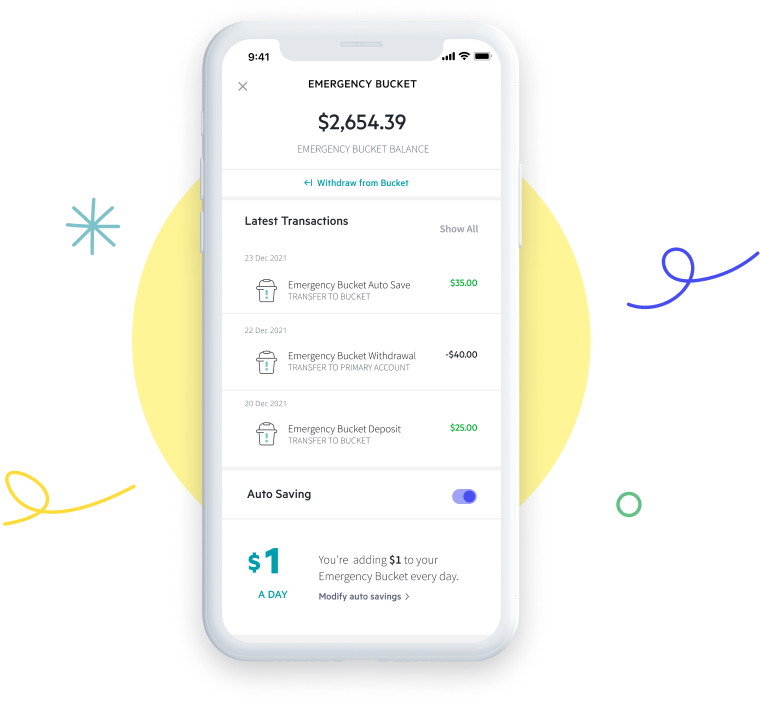 Set up automatic savings with Lili to save up for when you need it most