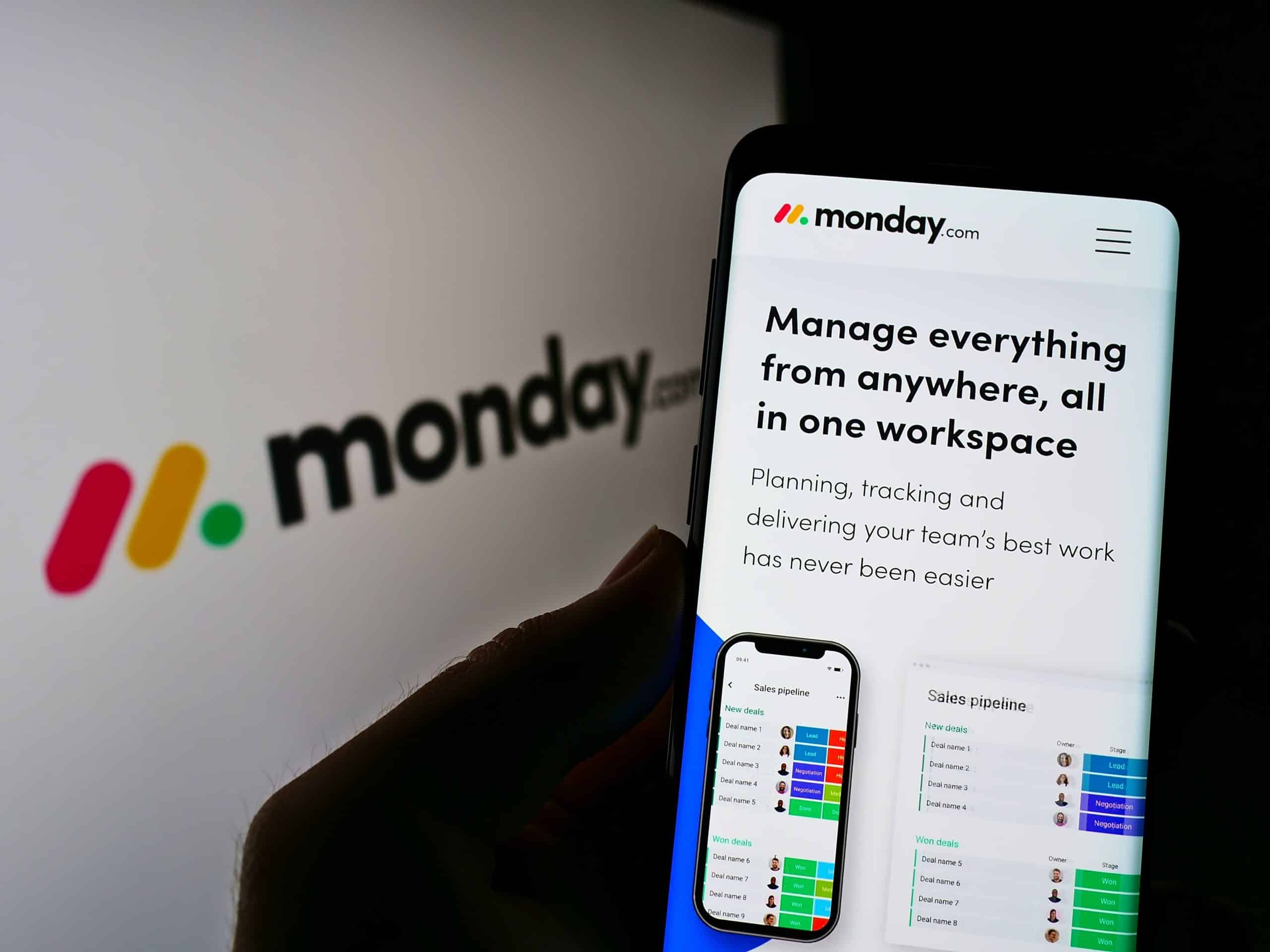 Monday is a project management platform that is especially designed for growing businesses.
